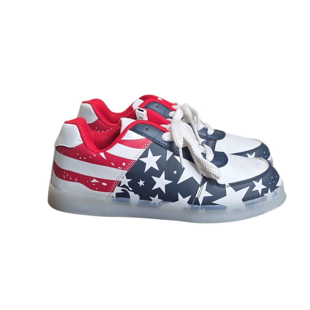 Adult Unisex Patriotic Star Sneakers